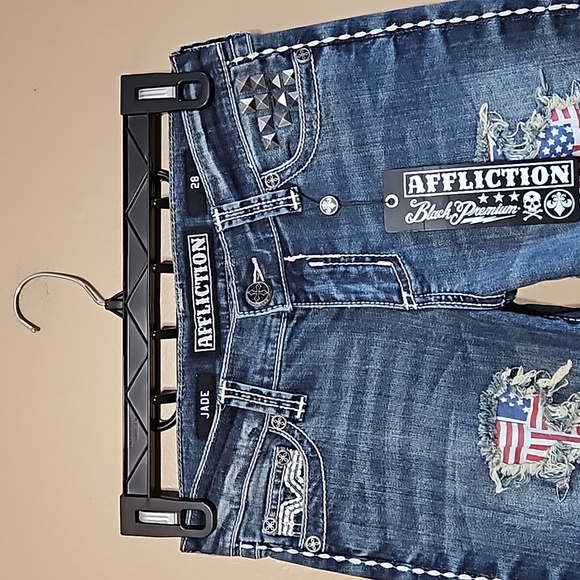 NWT Affliction Bootcut Jeans - Picture 6 of 16